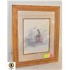 Image 1 : FRAMED DANISH "LITTLE MERMAID" WATERCOLOR PRINT