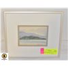 Image 1 : FRAMED ORIGINAL WATERCOLOR- ARTIST KOBAYASHI '83