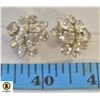 Image 1 : SHERMAN EARRINGS RHINESTONE CLIP ON