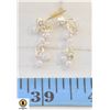 Image 1 : RHINESTONE & PEARL LIKE EARRINGS