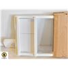 NEW WHITE ELETECPRO BAMBOO BATHROOM AND SHOWER