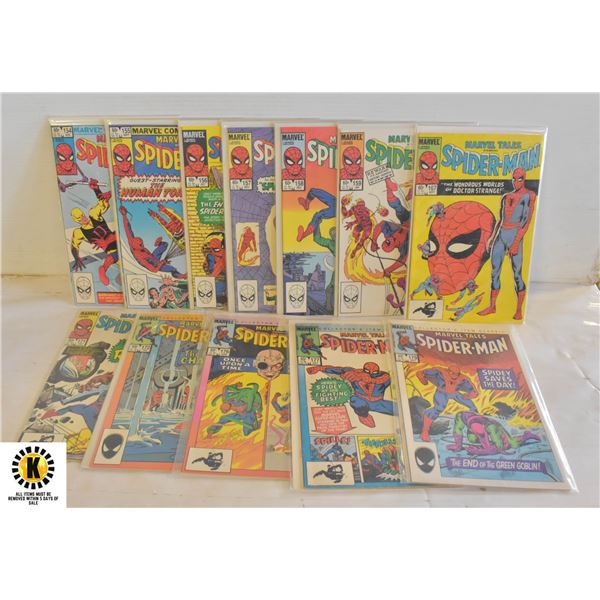 MARVEL TALES #154-179 COMIC LOT