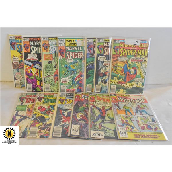 MARVEL TALES #111-141 COMIC LOT