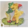Image 1 : VINTAGE KISSING JACK & JILL CHALKWARE