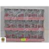 Image 1 : PACK OF 18 RED DRINKING GLASSES