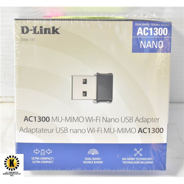 SEALED D-LINK AC1300 MU-MIMO