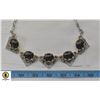 STELLA & DOT  BLACK STONE STATEMENT NECKLACE