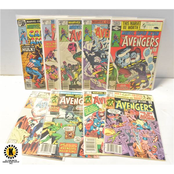 MARVEL SUPER ACTION #12-37 COMIC LOT