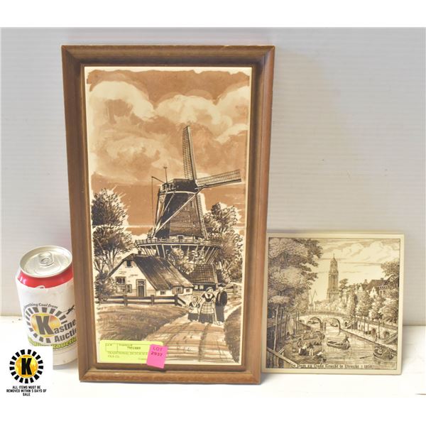 TRADITIONAL DUTCH SCENES ON TILE (2)