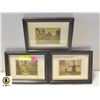 Image 1 : 3 FRAMED EUROPEAN SCENES