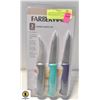 NEW SEALED 3 PIECE FARBERWARE PARING KNIFE SET