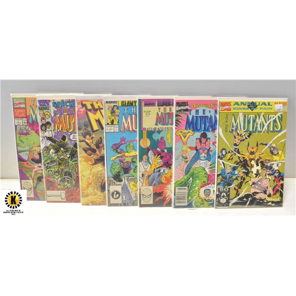 MARVEL NEW MUTANTS ANNUAL, SPECIALS COMIC LOT