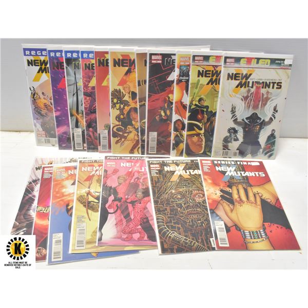 MARVEL NEW MUTANTS #33-50 COMIC LOT, 2009