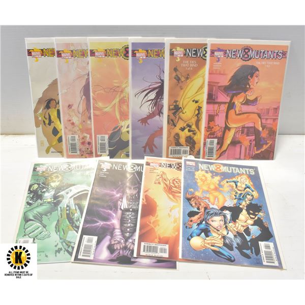 MARVEL NEW MUTANTS #1-13 COMIC LOT, 2003