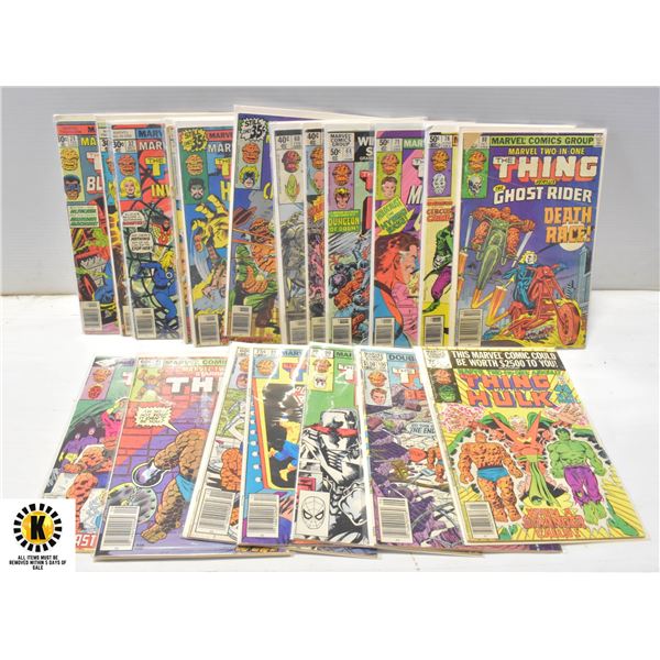 MARVEL TWO IN ONE #24-100 COMIC LOT