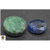 Image 1 : #104-GENUINE SAPPHIRE & EMERLAD GEMSTONE 76.5  CT
