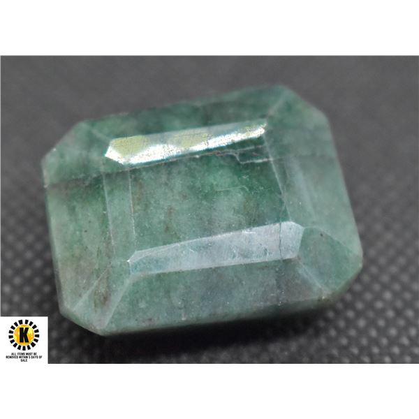 #16--GENUINE GREEN EMERALD GEMSTONE 79.15CT