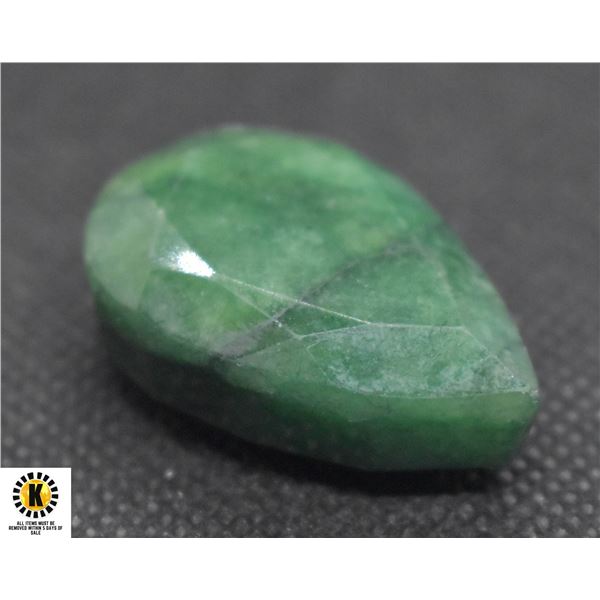 #15-GENUINE GREEN EMERALD GEMSTONE 80.35CT