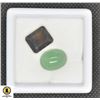 #197-NATURAL SMOKY QZ 4.95CT & AVENTURING 6.02 CT