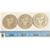 Image 1 : THREE 1970 MANITOBA CANADA DOLLARS