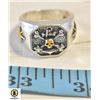 Image 1 : SKULL ANCHOR COMPASS TWO TONE PARTY