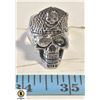 Image 1 : PIRATE OF THE CARIBBEAN SYLE BIKER RING SZ 12