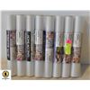 Image 1 : 8 ROLLS OF SHELF/DRAWER LINERS