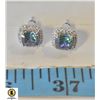 Image 1 : MYSTIC TOPAZ GEMSTONE EARRINGS