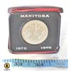 Image 1 : 1870-1970 MANITOBA COMMEM. $1 NICKEL DOLLAR