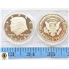 2 U.S.A. PRESIDENTIAL AMERICAN EAGLE COINS IN