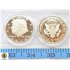 2 U.S.A. PRESIDENTIAL AMERICAN EAGLE COINS IN