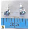 Image 1 : MYSTIC TOPAZ GEMSTONE EARRINGS