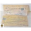 1927-1931 THE DOMINION BANK CHEQUES & STAMPS