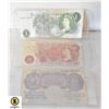 Image 1 : LOT OF 3 OLD VARIOUS GREAT BRITAIN BANK NOTES