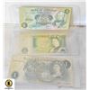 LOT OF 3 OLD VARIOUS GREAT BRITAIN BANK NOTES