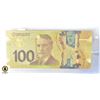 Image 1 : 24K GOLD CANADA $100 DOLLARS NOVELTY BANK NOTE