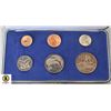 Image 1 : 1969 MINT SET OF NEWZEALAND 6 COIN SET BU