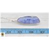 Image 1 : NEW .925 SILVER NECKLACE WITH LARGE NATURAL