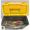 Image 1 : SMALL YELLOW TOOLBOX WITH CONTENTS