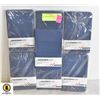 6 DIARY NOTEBOOKS,BLUE