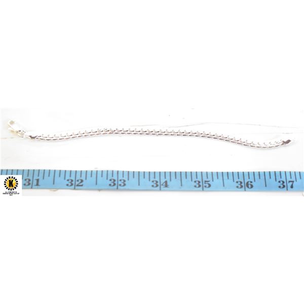 NEW .925 SILVER CHAIN BRACELET 19 CM