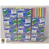 Image 1 : 12 PACKS OF COLOURFUL SCOURING PADS