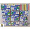 Image 1 : 12 PACKS OF COLOURFUL SCOURING PADS