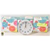 Image 1 : 3 PACKS OF ALARM CLOCKS,CHROME
