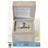 STERLING SILVERLLADIES RING, SIZE 6