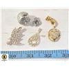 Image 1 : 6 SILVER AND GOLD THEMED PENDANTS