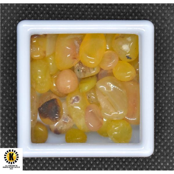 #222-NATURAL YELLOW BROWN AGATE ROUGHT 92.50CT