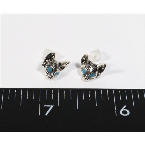 NEW SPHYNX CATS STUD EARRINGS