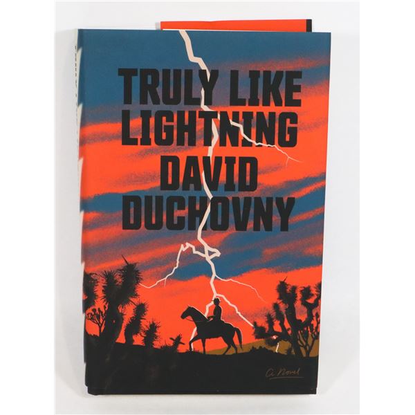 NEW TRULY LIKE LIGHTING DAVID DUCHOVNY HARDCOVER