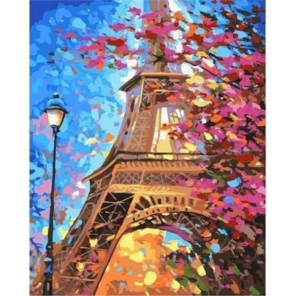 NEW DIY PAINT BY NUMBERS EIFFEL TOWER